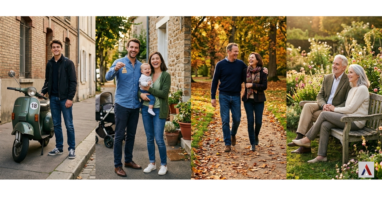Couple accompagné par Assuratem pour la gestion de leurs assurances à Paris